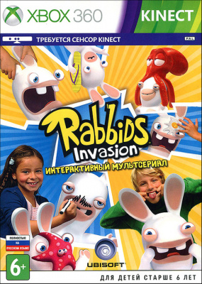 Rabbids Invasion - Интерактивный мультсериал Xbox 360 анг. б\у от магазина Kiberzona72