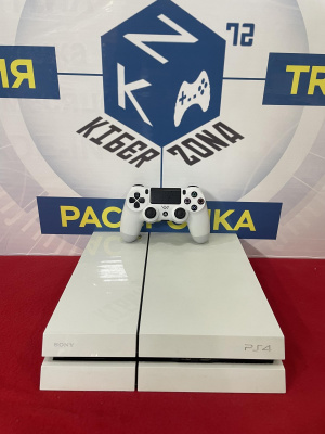 Игровая приставка Playstation 4 White ( PS4 ) CUH-1108 б\у от магазина Kiberzona72