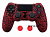 Чехол для геймпада силиконовый Dualshock 4 Камуфляжный красный лист ( Red Leaf ) от магазина Kiberzona72