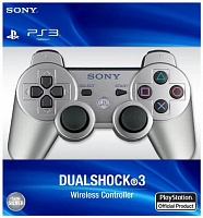 Беспроводной геймпад для PS3 джойстик Playstation 3 ( Совместимый ) серебристый от магазина Kiberzona72