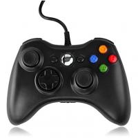 Джойстик ( геймпад ) проводной для Xbox 360 ( cовместимый, черный ) от магазина Kiberzona72