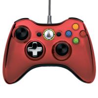 Геймпад проводной для Xbox 360 Chrome Red ( cовместимый ) от магазина Kiberzona72