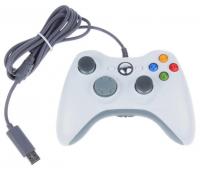Джойстик ( геймпад ) проводной для Xbox 360 ( cовместимый, белый ) от магазина Kiberzona72