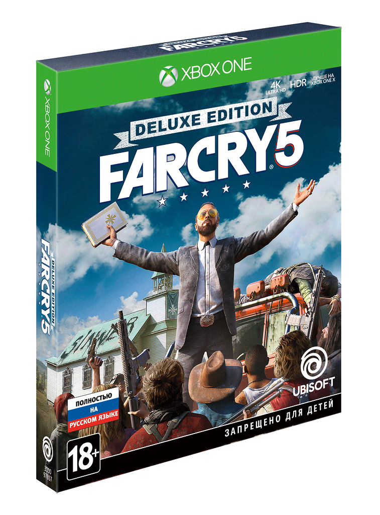 Игра far xbox. Far Cry 5 (Xbox one). Far Cry 5 Xbox. Фар край 5 Делюкс эдишн. Far Cry 5 диск Xbox one.