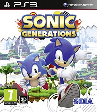 Sonic Generations PS3 без обложки английская версия от магазина Kiberzona72