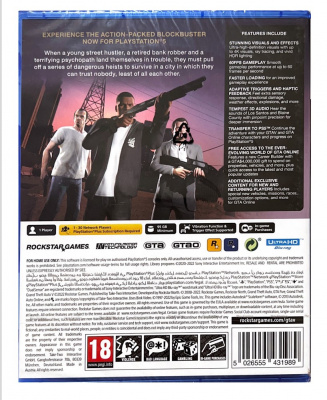 Grand Theft Auto V PS5 Русские субтитры от магазина Kiberzona72