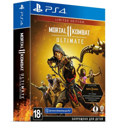 Mortal Kombat 11 : Ultimate Limited Edition PS4 рус.суб. б\у от магазина Kiberzona72