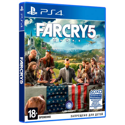 Far Cry 5 PS4 рус. б\у без обложки от магазина Kiberzona72