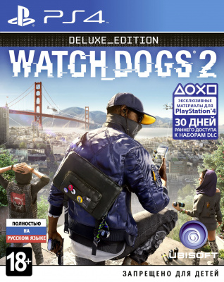 Watch Dogs 2. Deluxe Edition PS4 рус. б\у от магазина Kiberzona72