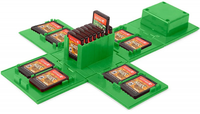 Кейс-футляр в виде куба для 16 картриджей Nintendo Switch Premium Game Card Case ( Minecraft ) от магазина Kiberzona72