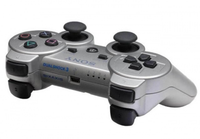 Беспроводной геймпад для PS3 ( Совместимый ) серебристый от магазина Kiberzona72